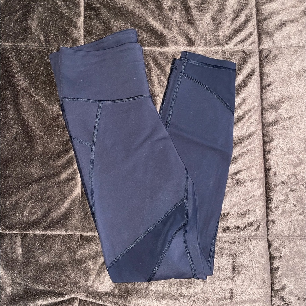Athleta Black High Rise Active Gym Yoga CrossFit Leggings Size S